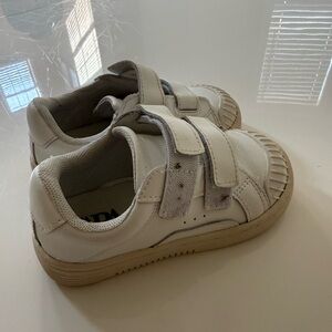 Zara White Kids Velcro Sneakers